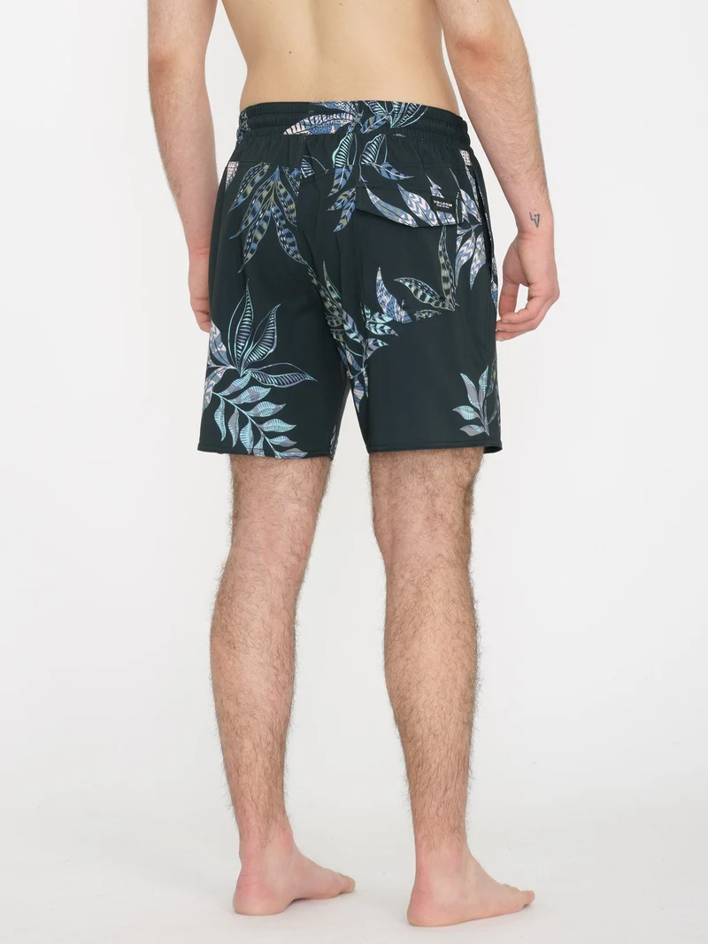 Baffle Trunk 17"Boardshort - BLACK