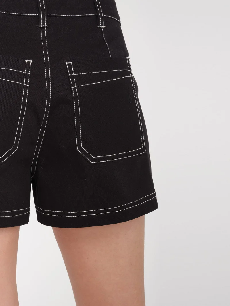 Stone Kraft Shorts - BLACK