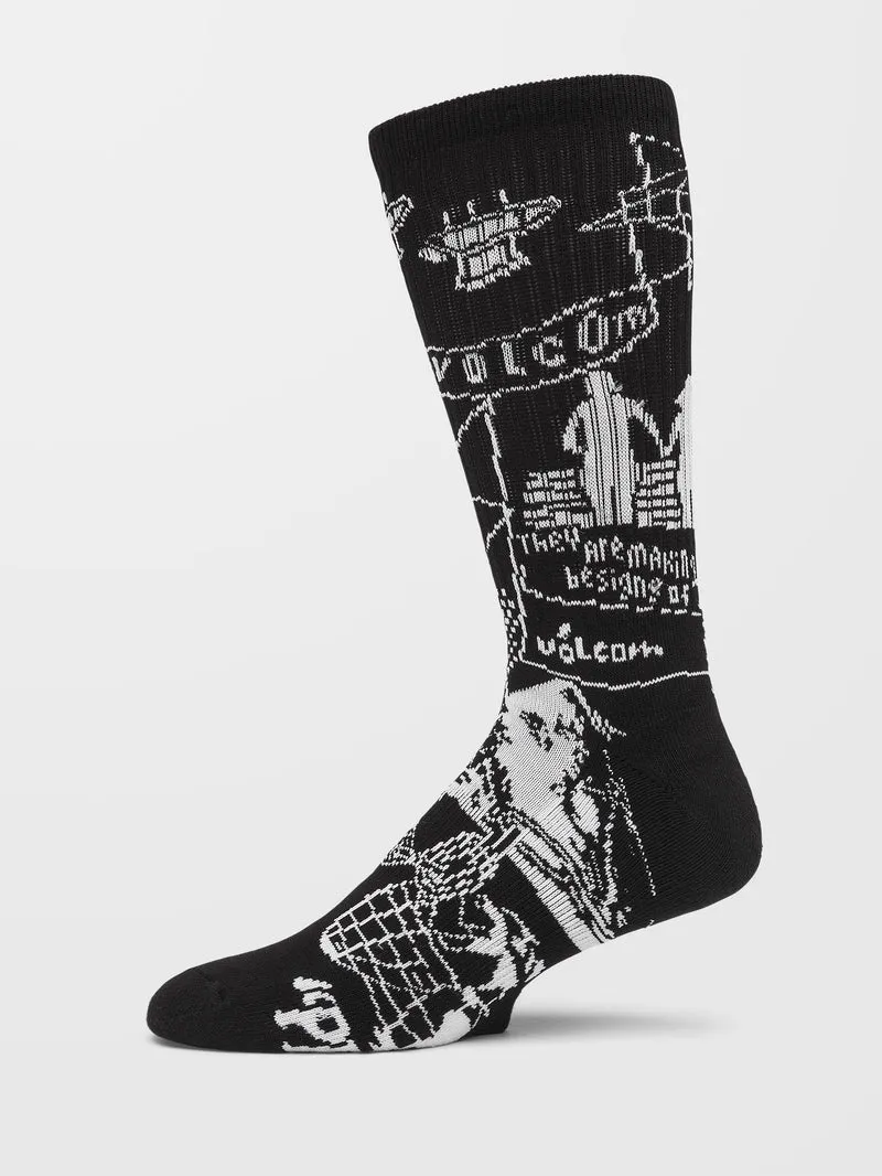Stoney Shred Socken - White