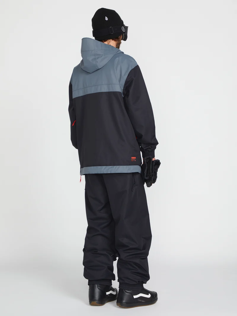 Longo Pullover Jacket - Black