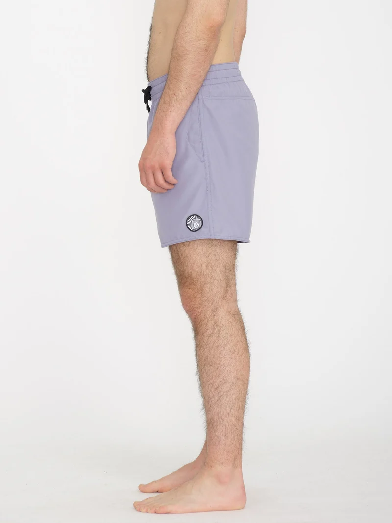 Lido Solid Trunk 16" Boardshort - VIOLET DUST
