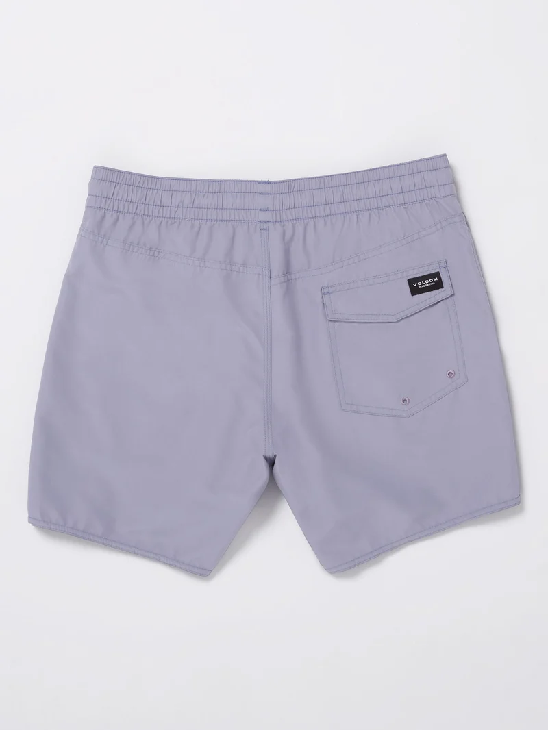 Lido Solid Trunk 16" Boardshort - VIOLET DUST
