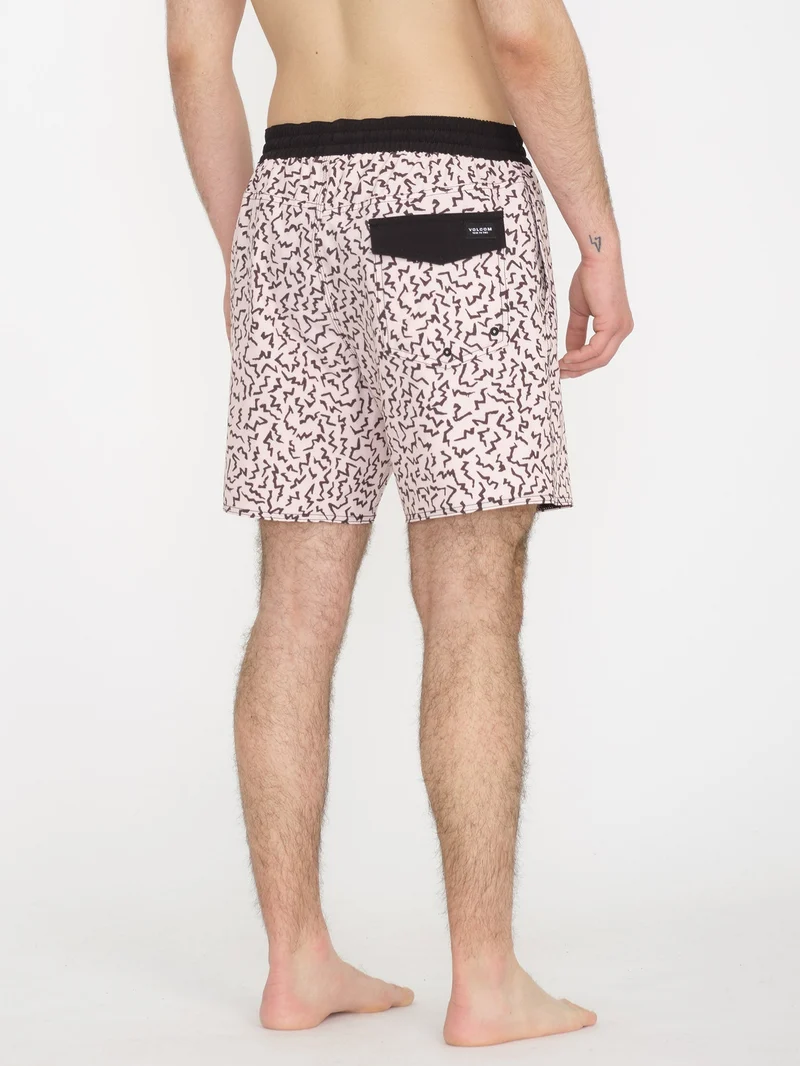 Asphalt Beach Trunk 17" Boardshort - LILAC ASH