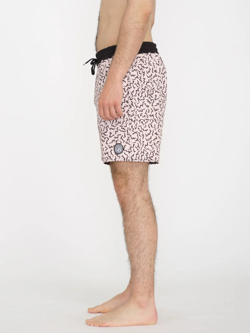 Asphalt Beach Trunk 17" Boardshort - LILAC ASH