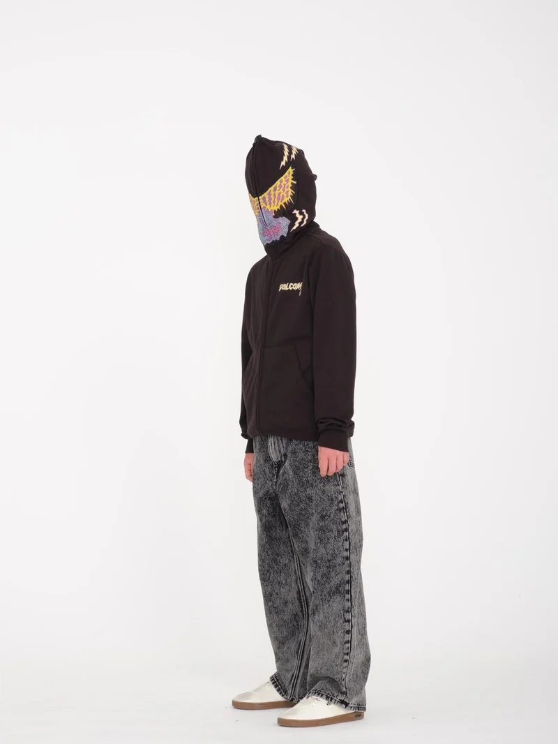 Tetsunori Full Zip Kapuzenpullover - BLACK - (KINDER)