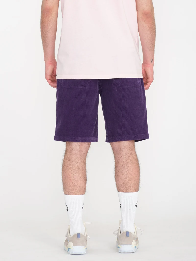 Outer Spaced 21" Shorts - DEEP PURPLE