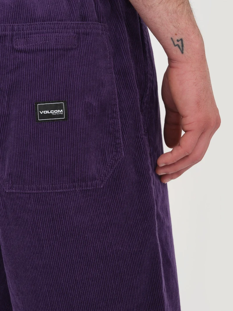 Outer Spaced 21" Shorts - DEEP PURPLE