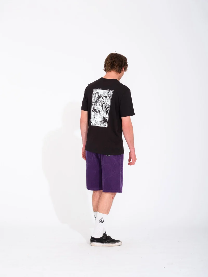 Outer Spaced 21" Shorts - DEEP PURPLE