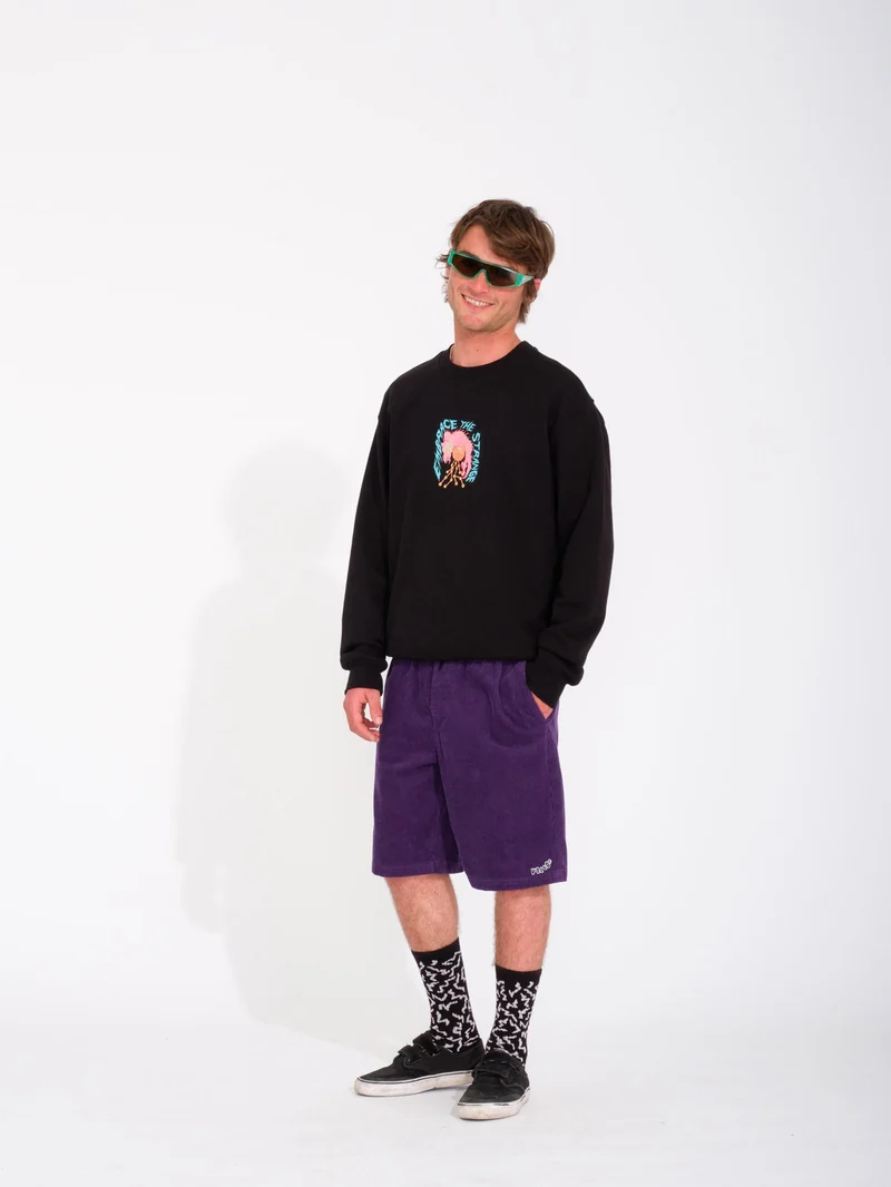 Outer Spaced 21" Shorts - DEEP PURPLE