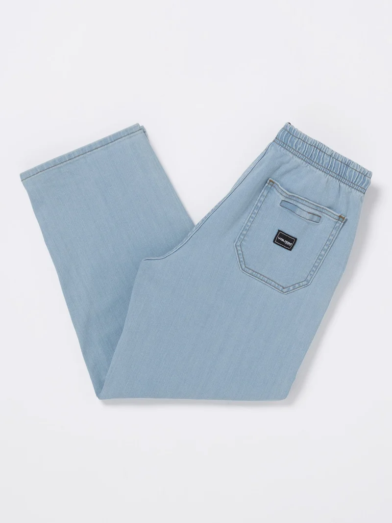 Outer Spaced Elastic Waist Jeans - ALLOVER STONE LIGHT - (KINDER)