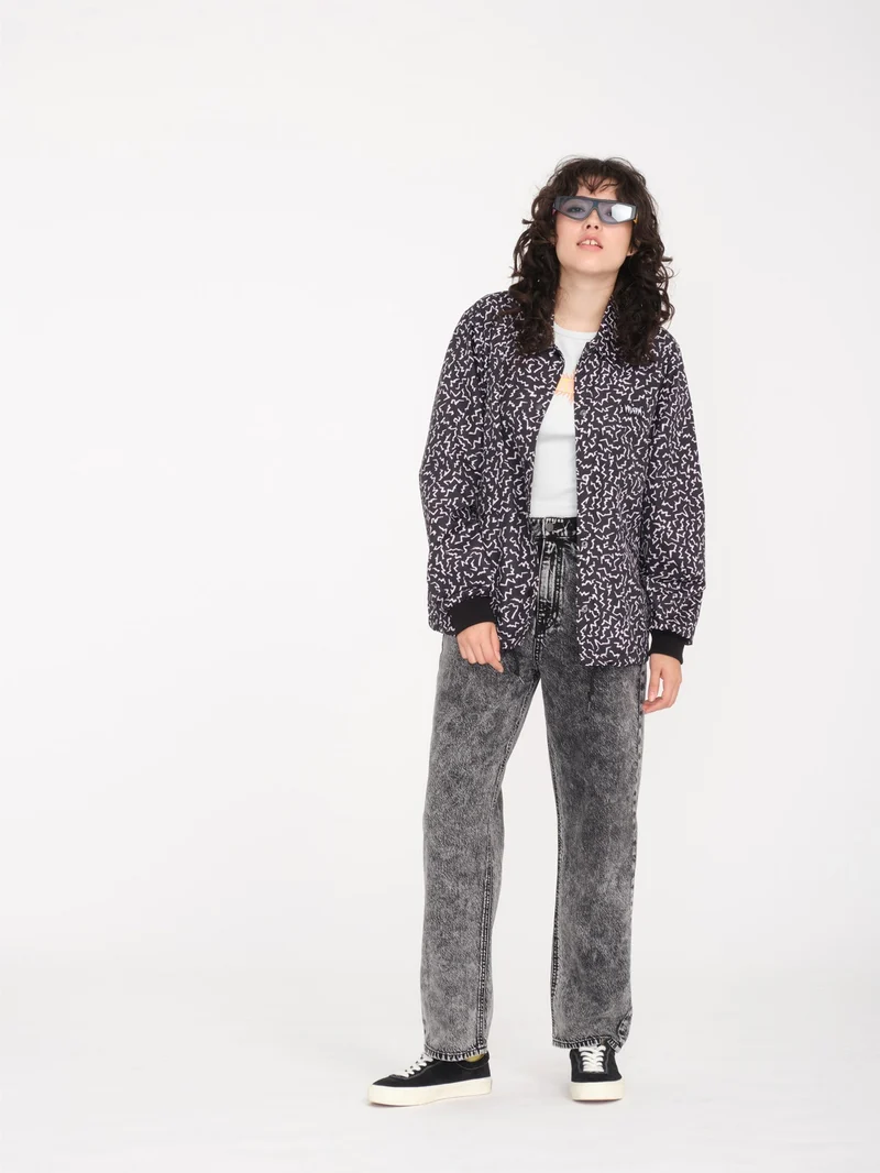 Surfpunk Coach Jacke - BLACK