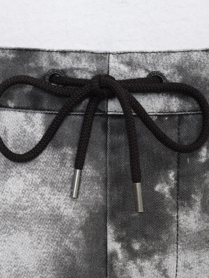 Asphalt Beach Hose - BLACK WHITE