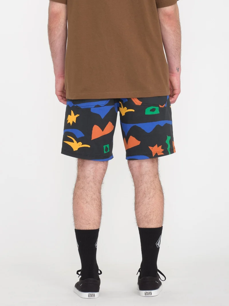 Arthur Longo 18" Shorts - BLACK