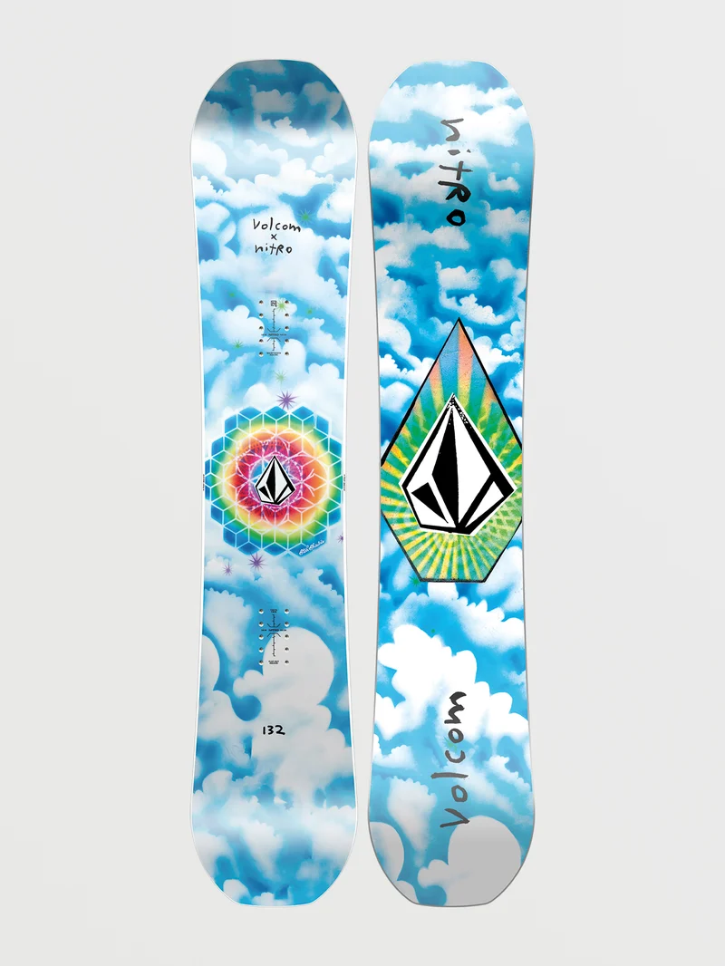 Ripper Youth X Volcom Snowboard (137 cm) - BLACK - (KINDER)