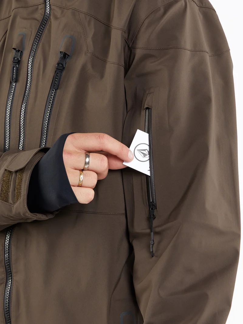 Guch Stretch Gore-Tex Jacke - BROWN