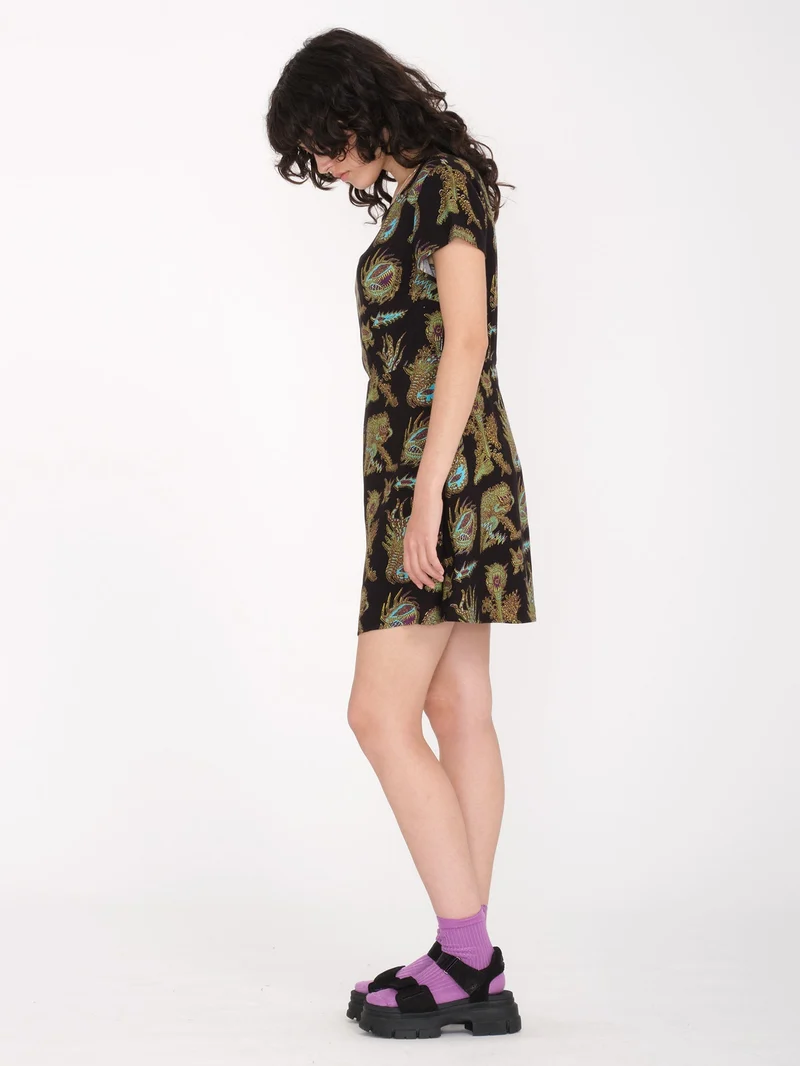 Tetsunori Kleid - BLACK