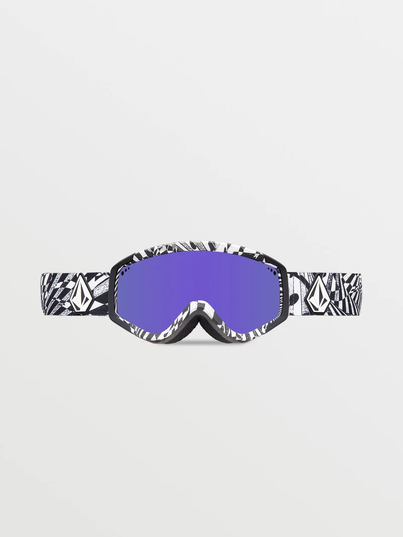 Attunga Youth Op Art Goggle (+ Bonus Lens - Yellow) - PURPLE CHROME - (KINDER)