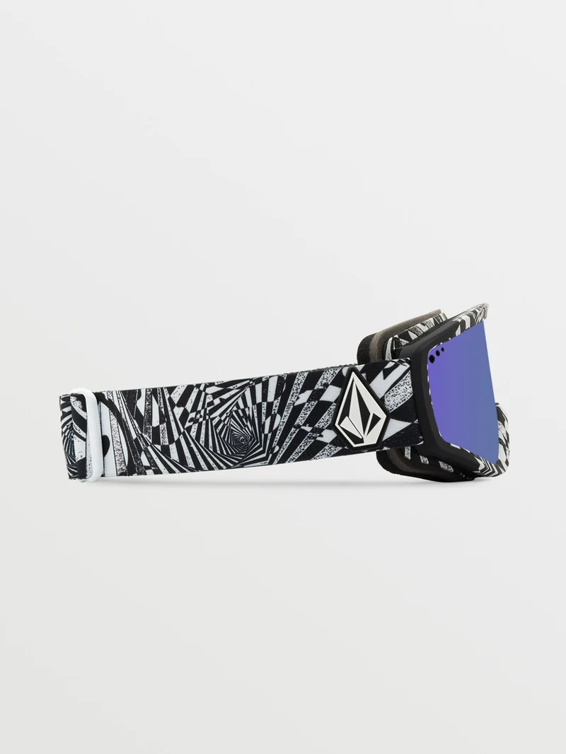 Attunga Youth Op Art Goggle (+ Bonus Lens - Yellow) - PURPLE CHROME - (KINDER)