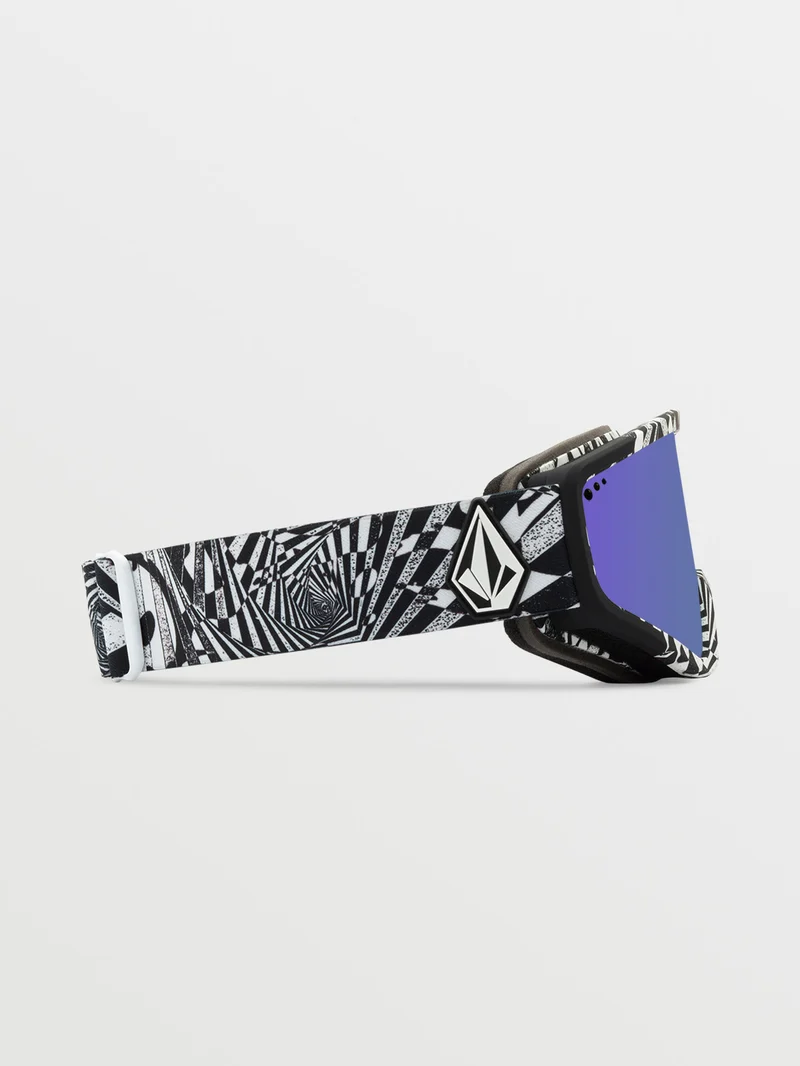 Attunga Op Art Goggle (+ Bonus Lens - Yellow) - PURPLE CHROME