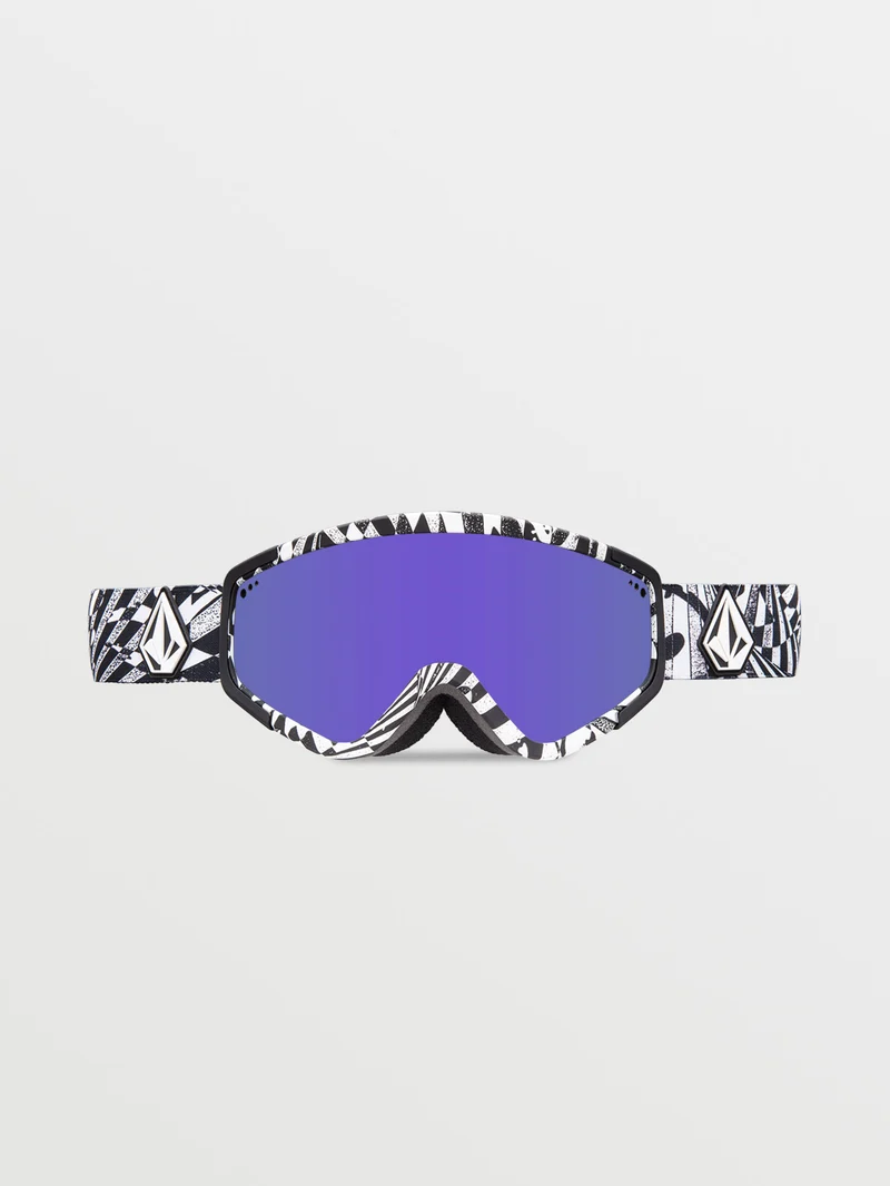 Attunga Op Art Goggle (+ Bonus Lens - Yellow) - PURPLE CHROME