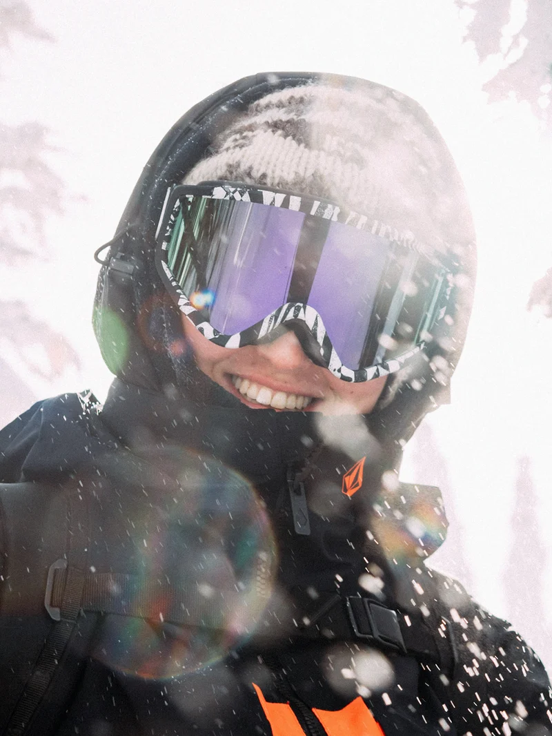 Attunga Op Art Goggle (+ Bonus Lens - Yellow) - PURPLE CHROME