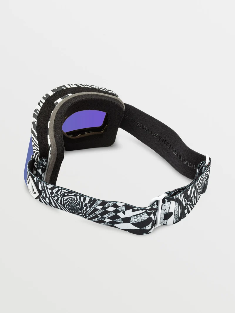 Garden Op Art Goggle (+ Bonus Lens - Yellow) - PURPLE CHROME