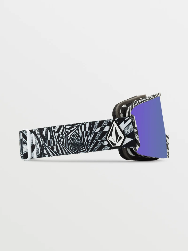 Garden Op Art Goggle (+ Bonus Lens - Yellow) - PURPLE CHROME