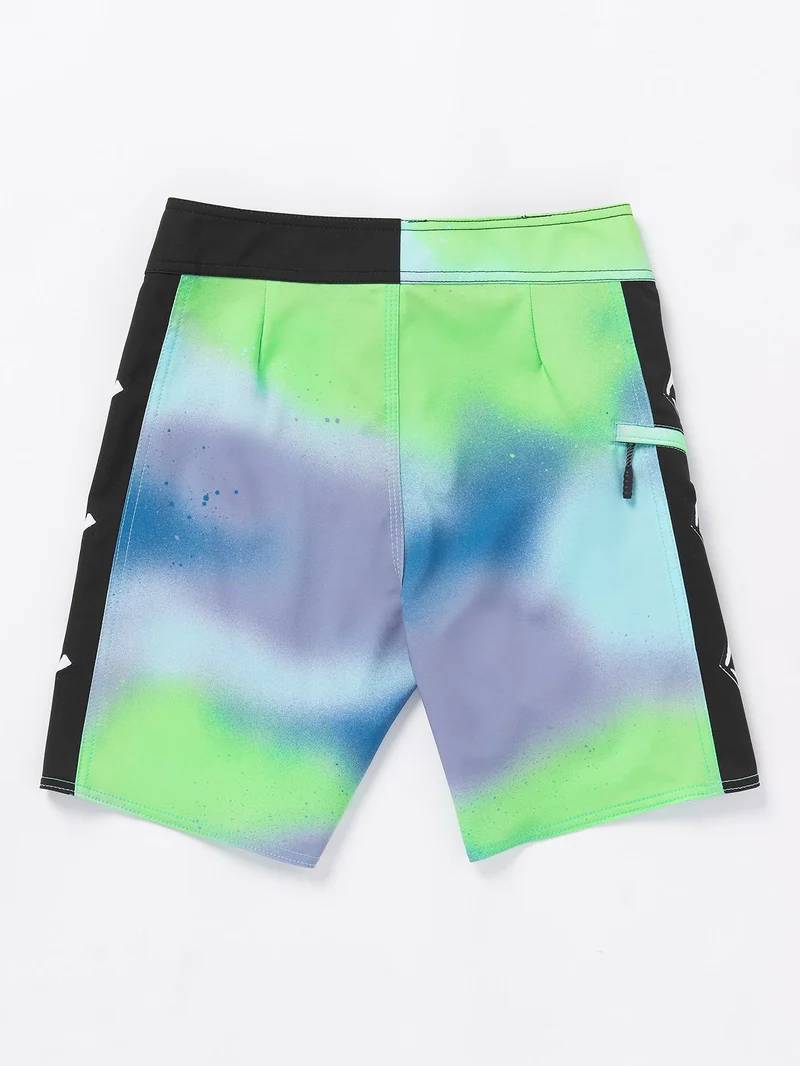 Lido Iconic Mod Boardshort - ELECTRIC GREEN - (KINDER)