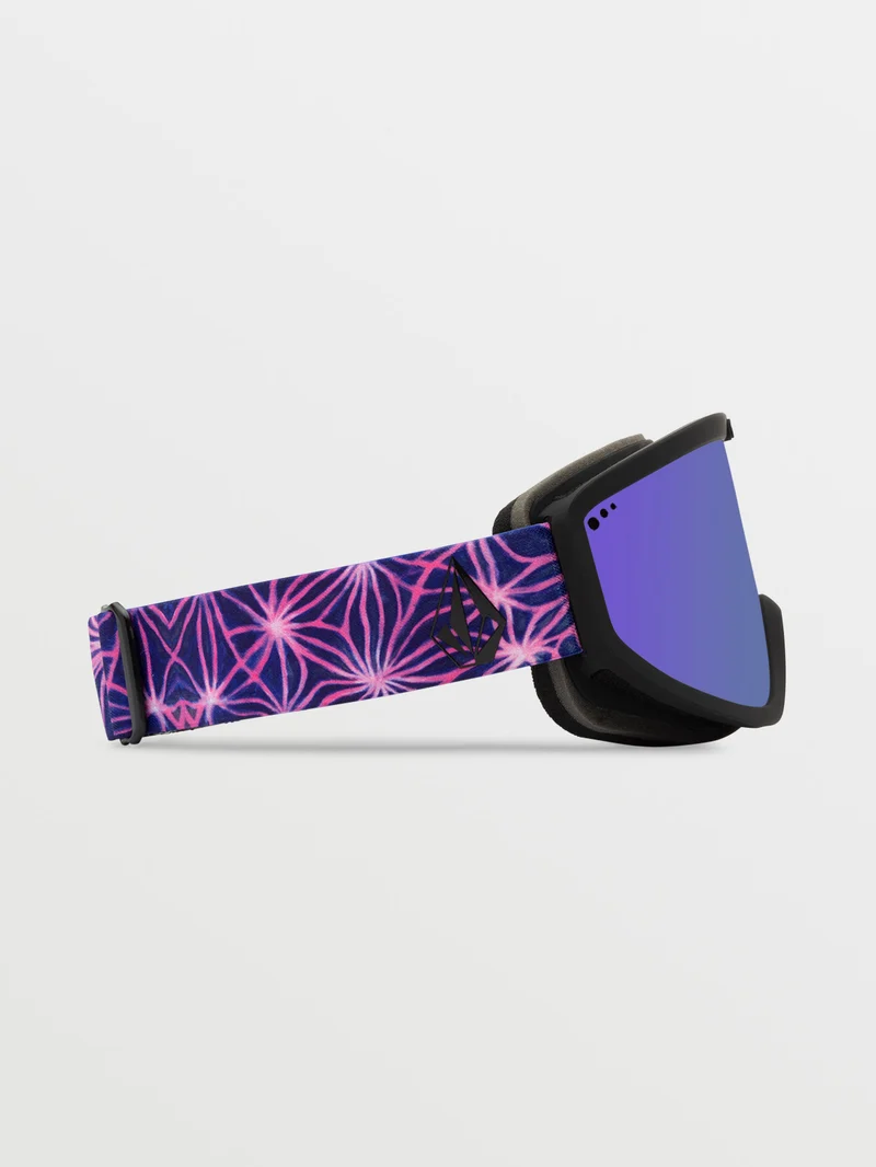 Footprints Mike Ravelson Goggle (+ Bonus Lens - Yellow) - PURPLE CHROME
