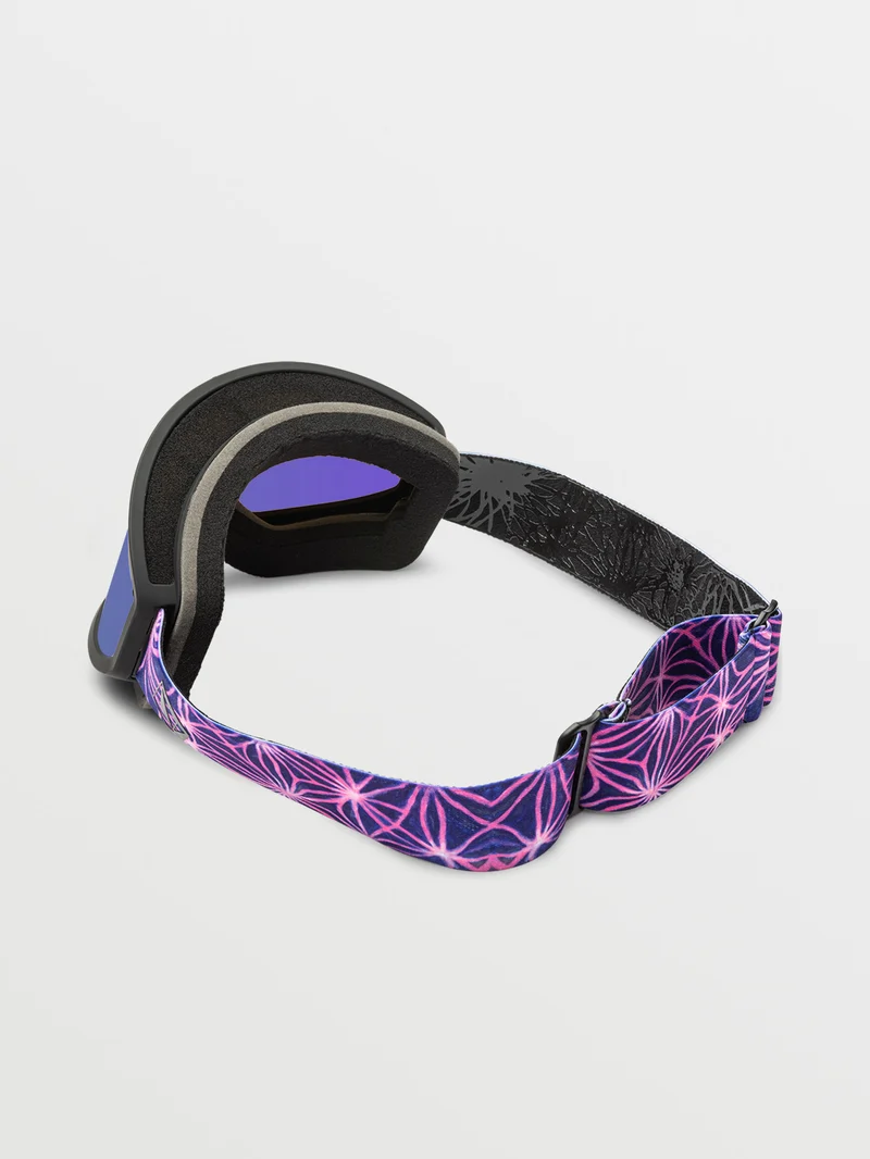 Footprints Mike Ravelson Goggle (+ Bonus Lens - Yellow) - PURPLE CHROME