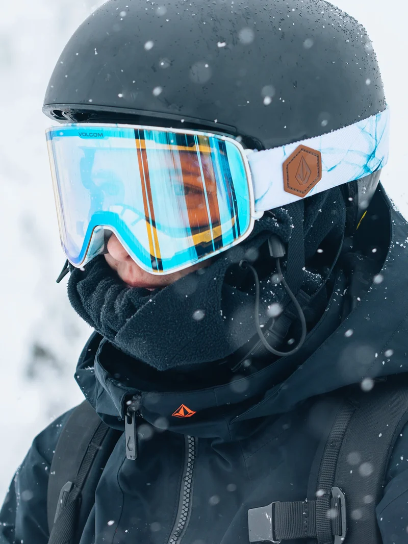 Odyssey White Ice Goggle (+ Bonus Lens Dark - Grey) - ICE CHROME