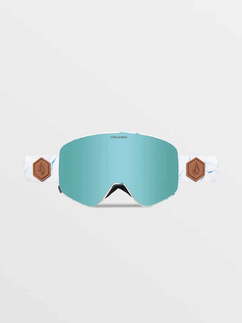 Odyssey White Ice Goggle (+ Bonus Lens Dark - Grey) - ICE CHROME