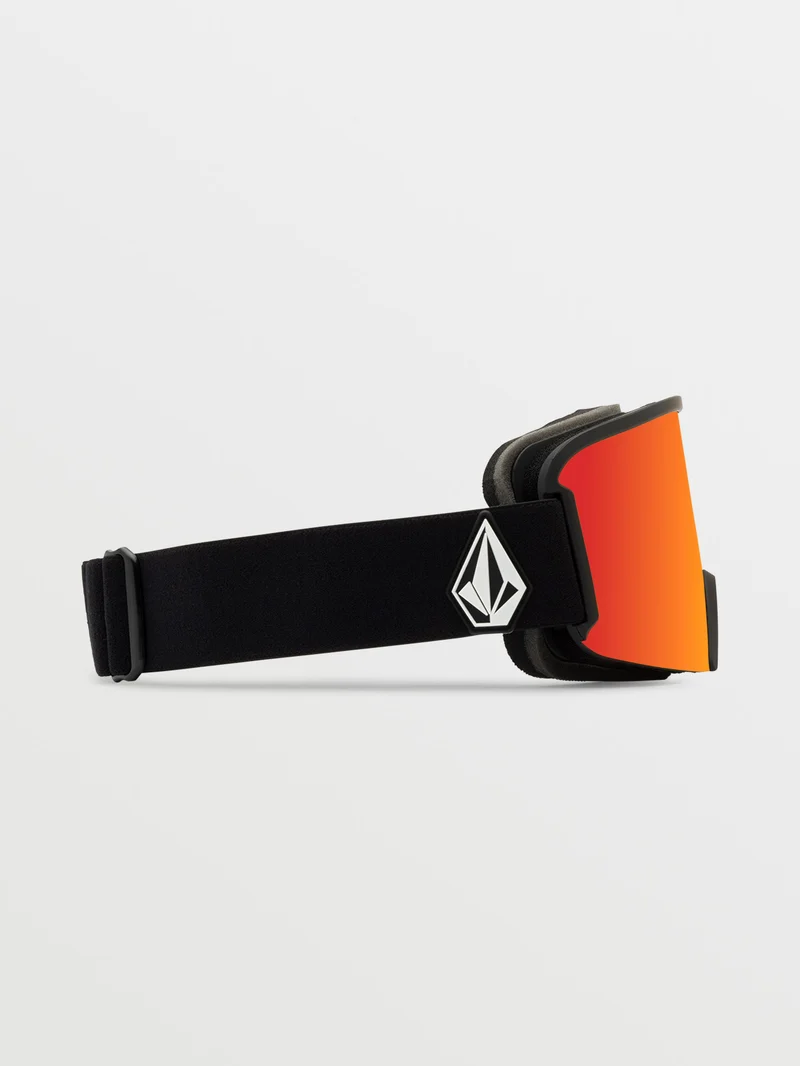 Garden Matte Black Goggle (+ Bonus Lens - Yellow) - RED CHROME