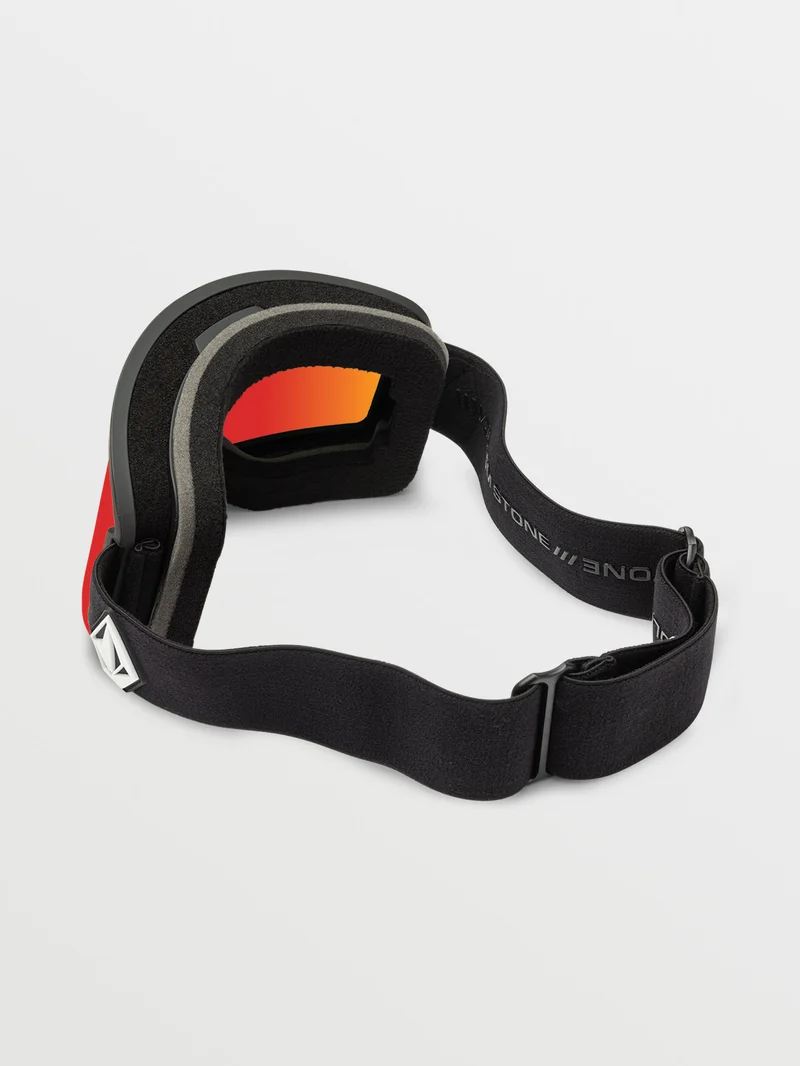 Garden Matte Black Goggle (+ Bonus Lens - Yellow) - RED CHROME