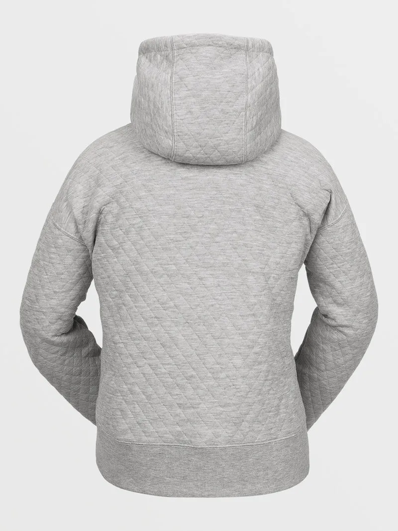 V.Co Air Layer Thermal Kapuzenpullover - HEATHER GREY