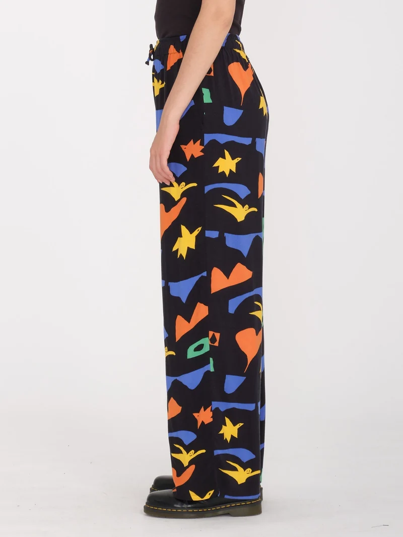 Arthur Longo Elastic Waist Hose - BLACK