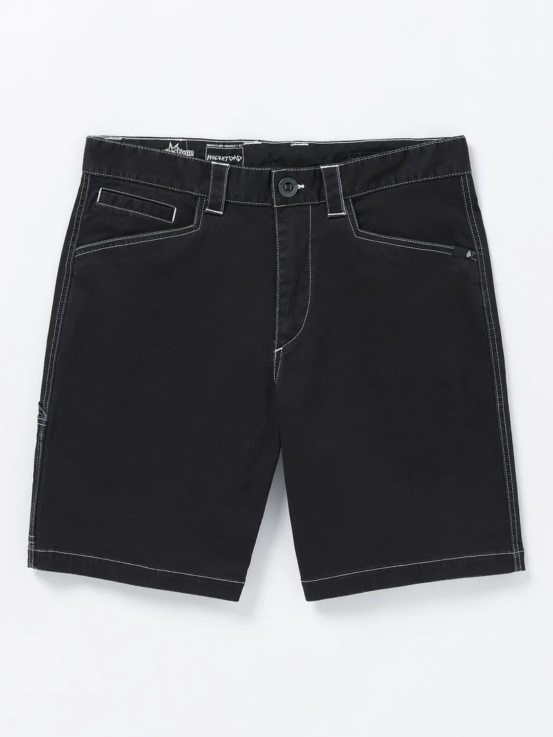 V Ent Hockey Dad 20" Shorts - BLACK