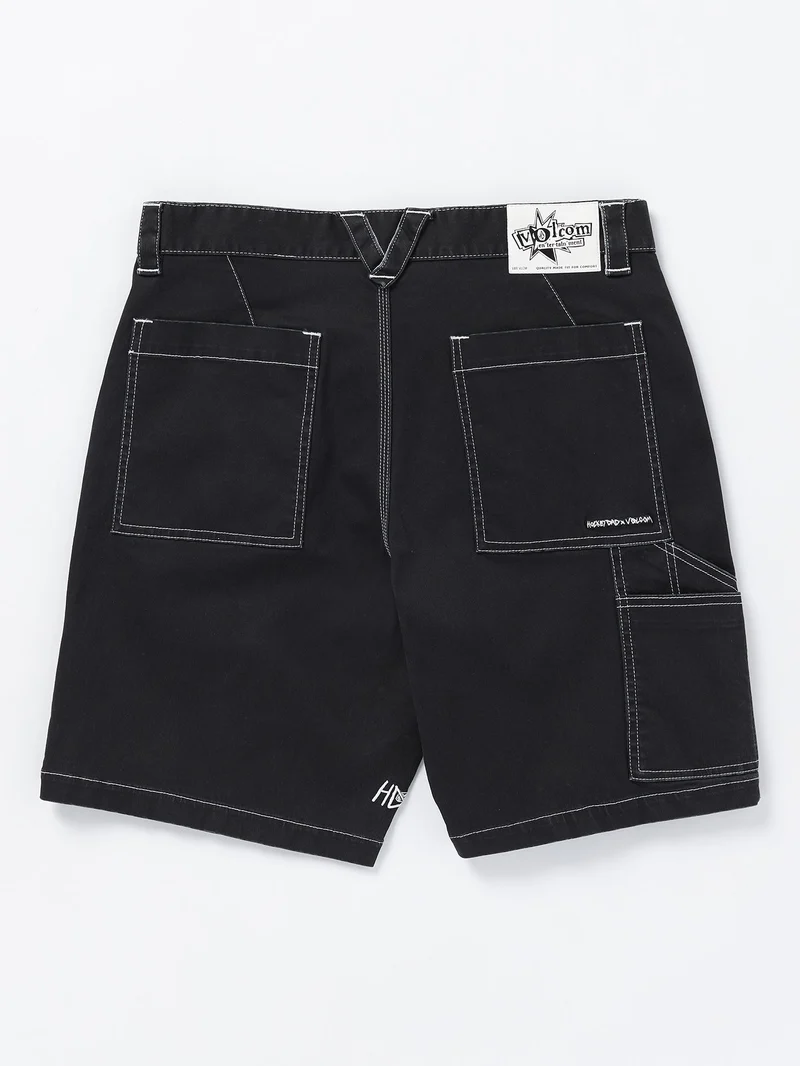 V Ent Hockey Dad 20" Shorts - BLACK