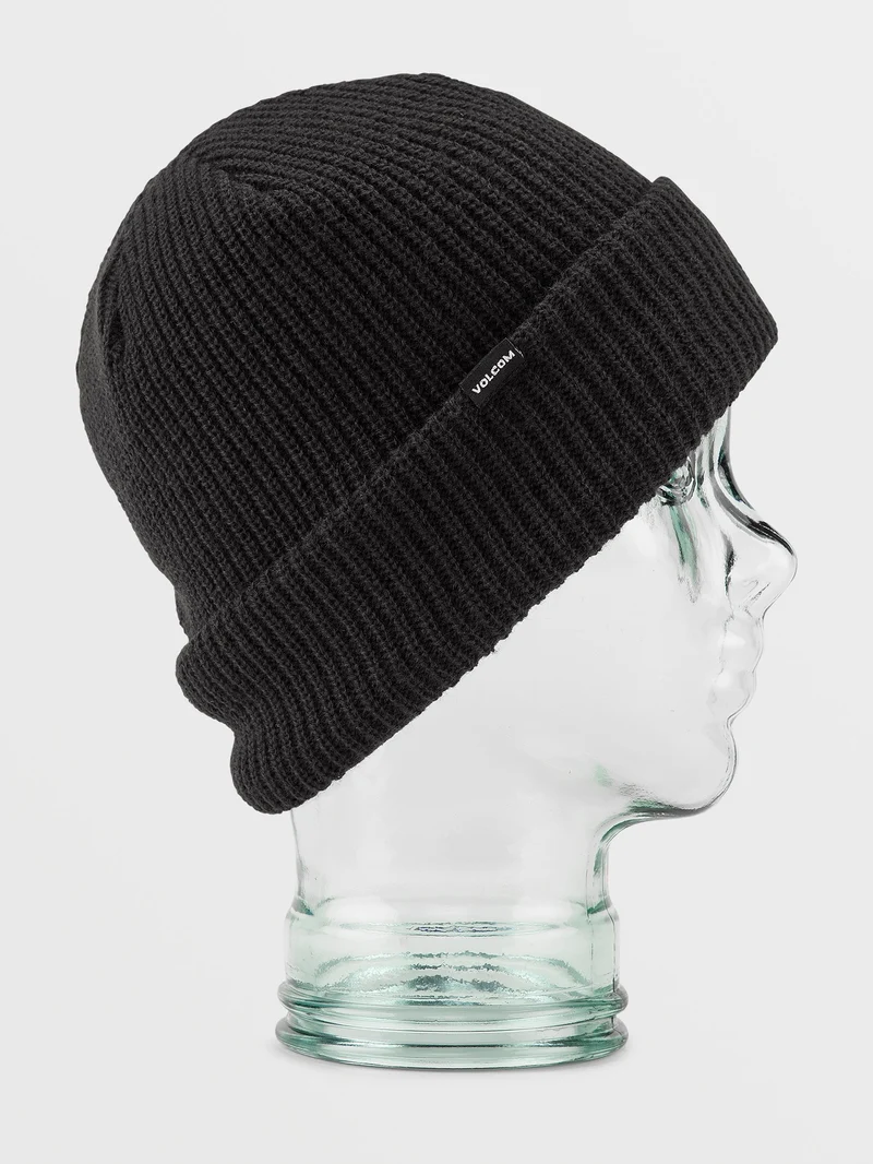 Sweep Lined Beanie - BLACK