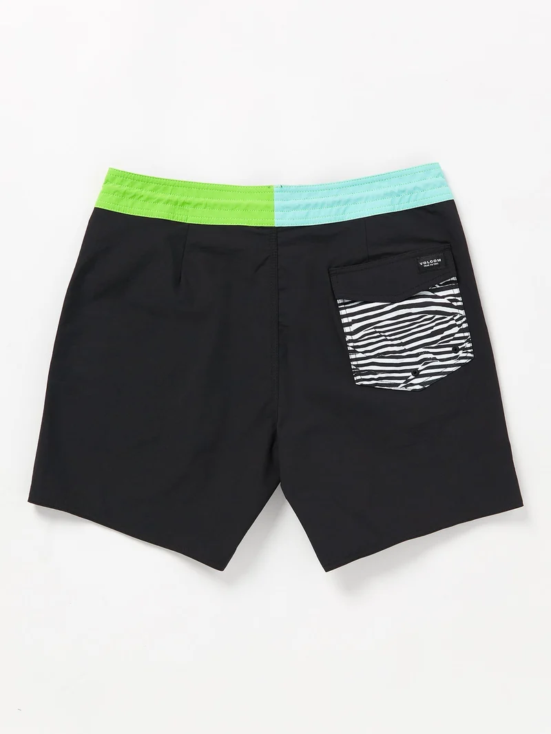 About Time Liberators 17" Boardshort - BLACK
