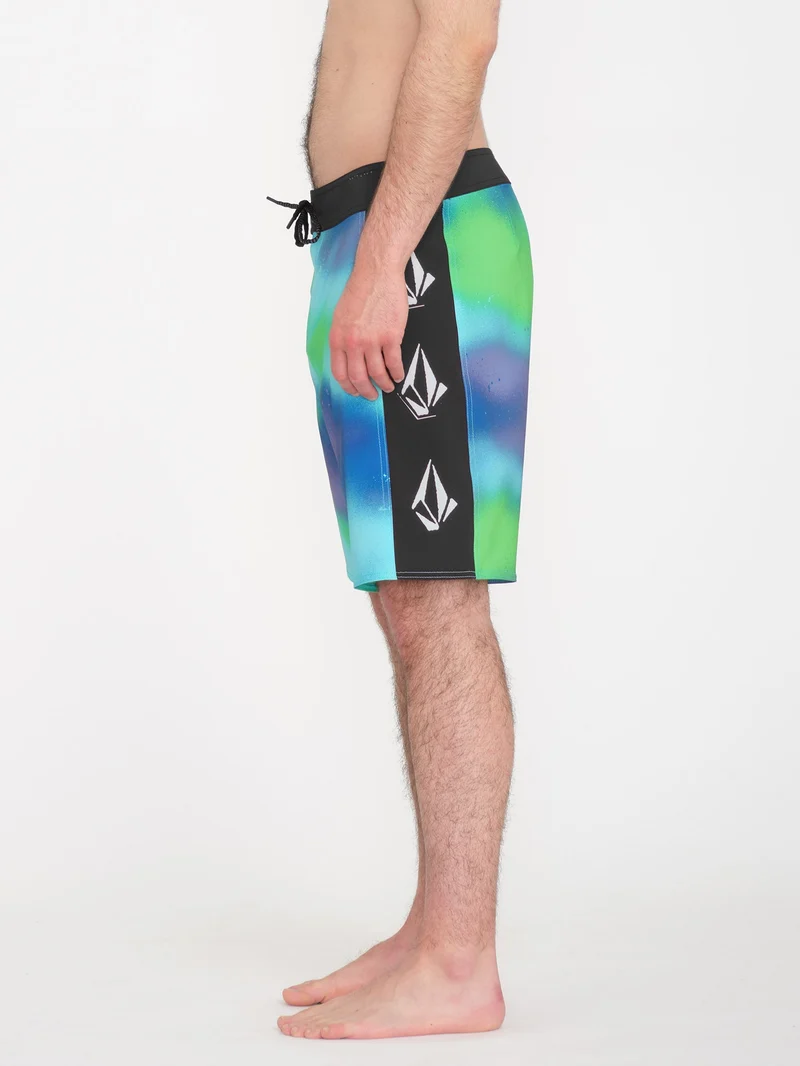 Lido Iconic Mod 19" Boardshort - ELECTRIC GREEN