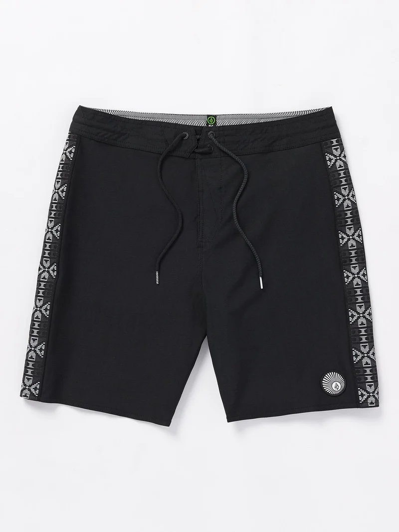 V Ent Hockey Dad Stoney 19" Boardshort - BLACK