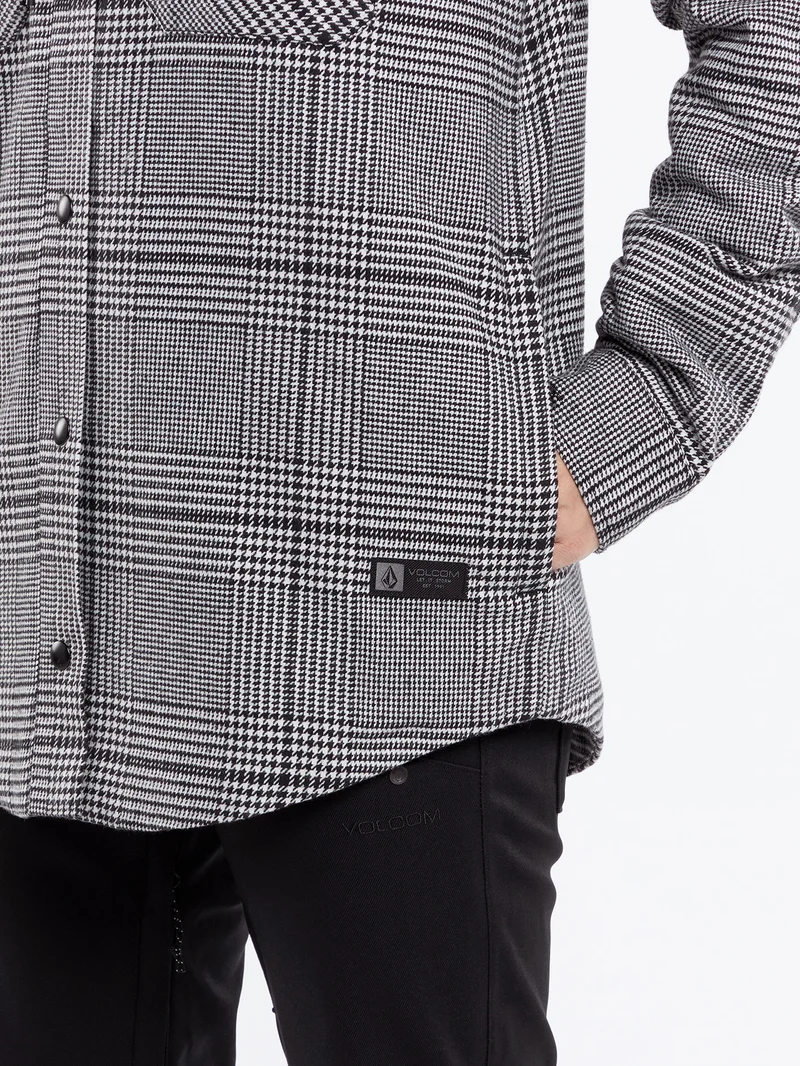 Insulated Flannel Jacke - MOONBEAM