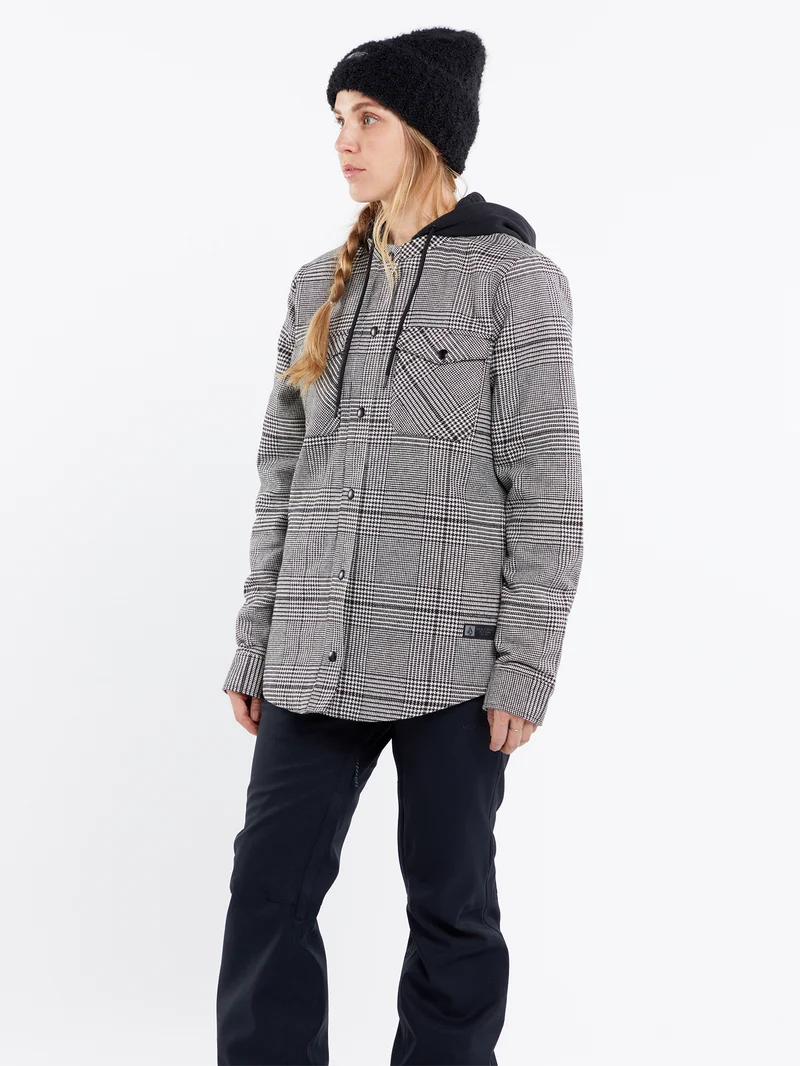 Insulated Flannel Jacke - MOONBEAM
