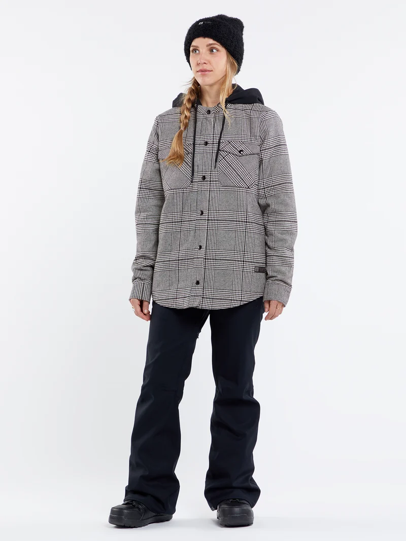 Insulated Flannel Jacke - MOONBEAM