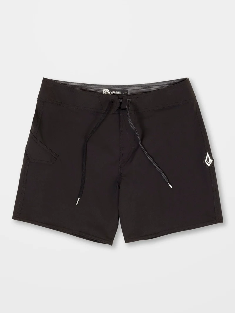 Lido Solid Mod 16" Boardshort - BLACK