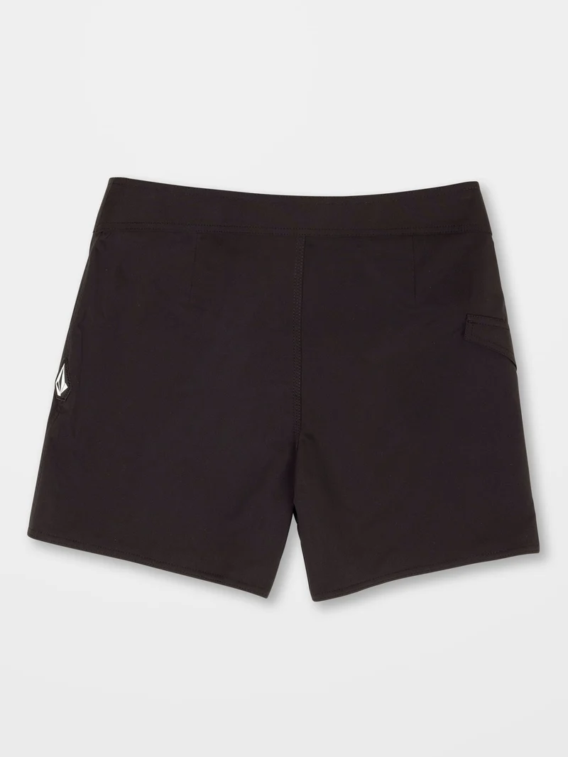 Lido Solid Mod 16" Boardshort - BLACK