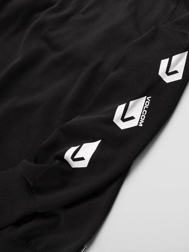 Core Hydro Crew Sweatshirt - BLACK