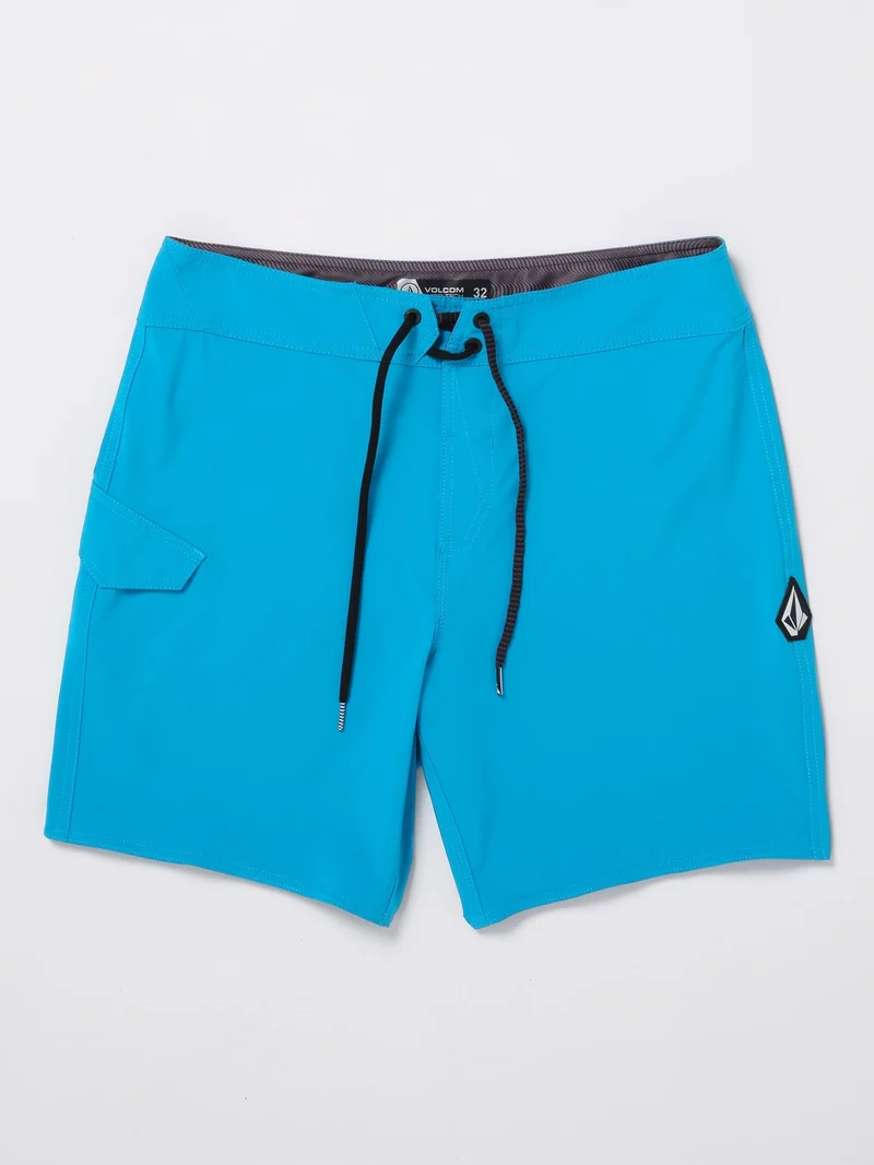 Lido Solid Mod 18" Boardshort - TIDAL BLUE