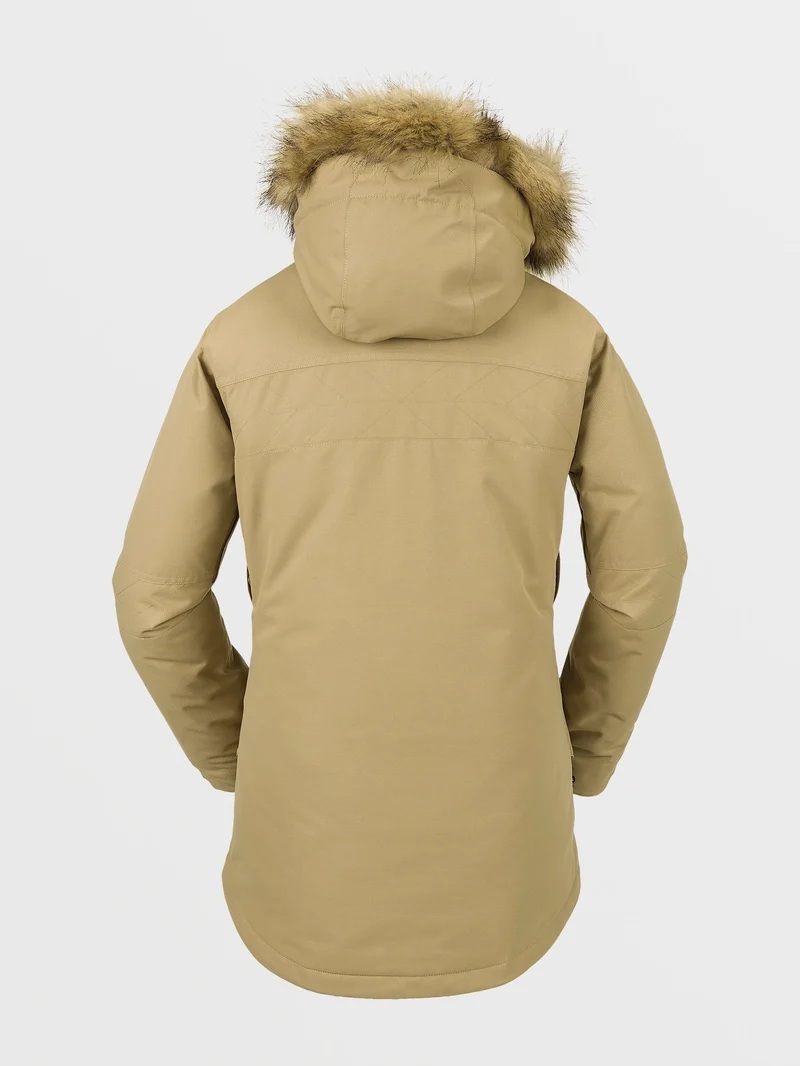 Fawn Insulated Jacke - DARK KHAKI